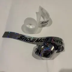 SnowMan スノーマン 銀テープ 音符
