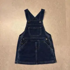 デニム ジャンバースカート 80 無印良品