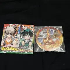 ヒロアカ展　缶バッジ　最強コンビ ver　エンデヴァー＆ホークス