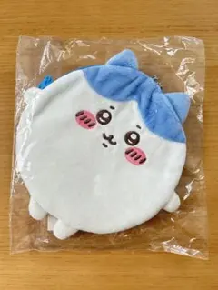【ハチワレ】ちいかわくじ　もちっとふわっとコレクション　D賞　まんまるポーチ