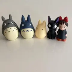 となりのトトロ　魔女の宅急便　指人形　まとめ売り　スタジオジブリ　キキ　ジジ