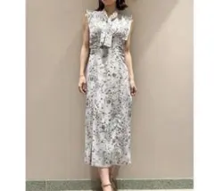 SNIDEL Sustainableバリエプリントナローワンピース