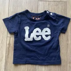 Lee キッズ ロゴ刺繍 Tシャツ ネイビー90のサムネイル