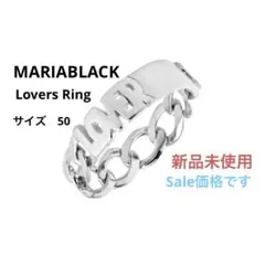 美品、半額以下】MARIA BLACK Lovers Ring サイズ50 - メルカリ