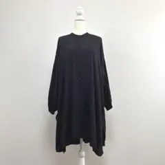 Achan様専用大きいサイズ　ZARA ストライプ　ノーカラー　シャツ