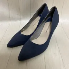 ORiental TRaffic スエード パンプス 太ヒール ネイビー