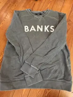 BANKS スウェット L グレー