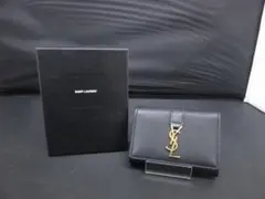 サンローラン SAINT LAURENT 6連キーケース レザー ネイビー
