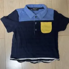 COMME CA ISM 半袖重ね着風ポロシャツ 90