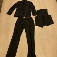 SUIT SELECT ビジネススーツ ブラック Y4 スリーピース　セット