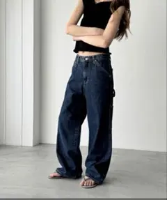 CANAL JEAN☆diggityボタンポケットデニムパンツ新品タグ付き - メルカリ