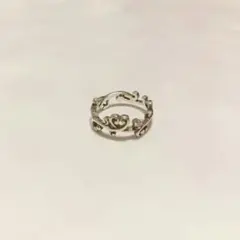 透かし柄 シルバーリング 5号