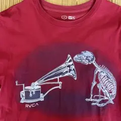RVCA Tシャツ レッド George Thompsonのサムネイル