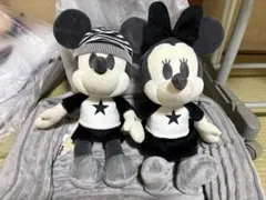 デココレ ラグランBIGぬいぐるみ　 ミッキー　ミニー2体セット