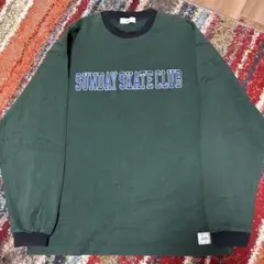 WEGO SUNDAY SKATE CLUB トレーナー Lサイズ グリーン