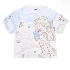 KIRSH X SUNONEBIRフルプリントビックオーバーサイズ Tシャツのサムネイル