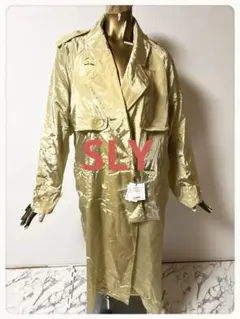 ☘️T23119☘️新品 SLY AURORA SHEER TRENCH コート Fのサムネイル