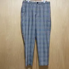 GU イージーアンクルパンツ　チェック　M