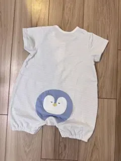 ペンギンデザインロンパース 80cm