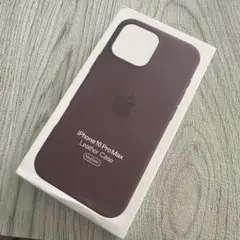 【新品未使用】 iPhone 16ProMax レザー Dark Cherry