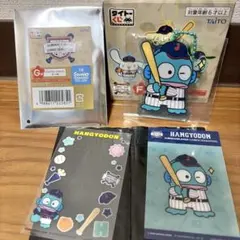 サンリオwbcコラボくじ　ハンギョドンF、G賞アクリルキーホルダー　クリアカード