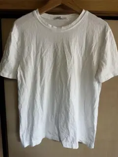 最安値美品送料無料ZARAクルーネック半袖Tシャツ ホワイトSMサイズ3枚セットのサムネイル