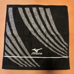 MIZUNO ミズノ タオルハンカチ ブラック グレーのサムネイル