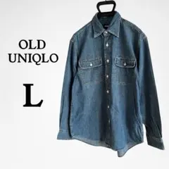 OLD UNIQLO デニムシャツ　L