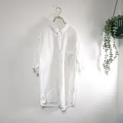 GLOBAL WORK（グローバルワーク） シャツ　メンズ　ホワイト　半袖