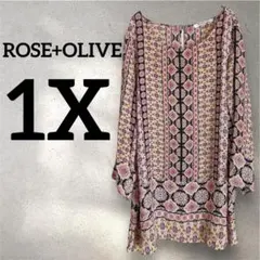 花柄チュニック