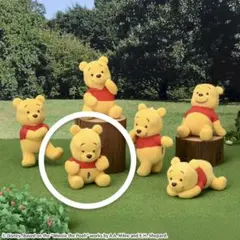 【匿名配送】くまのプーさん　いろいろポーズ　マスコット　ぬいぐるみ　新品タグ付き
