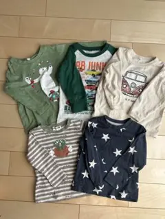 ロンT 90cm 男の子用　5枚セット