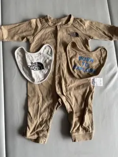 THE NORTH FACE ベージュロンパース 70サイズ