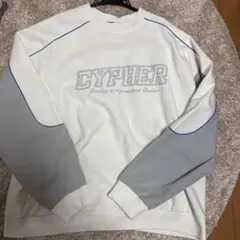 CYPHER プリント スウェット トレーナー