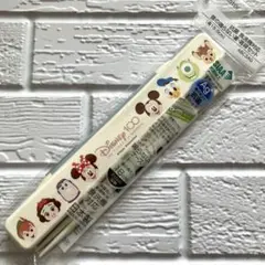 ディズニー　ミッキー　ミニー音の鳴らない箸、箸箱セット　★新品★