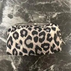 Lesportsac メゾンドリーファ レオパード柄 ポーチ