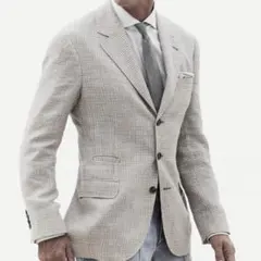 未使用 21SS クチネリ シルク混ジャケット 44のサムネイル