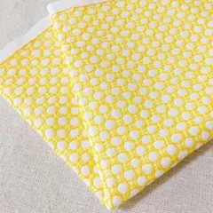 刺し子ふきん完成品　＊向日葵×レモン色＊のサムネイル