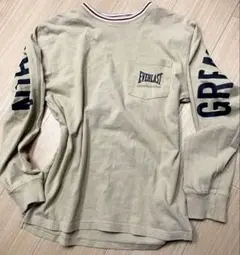 EVERLAST ロングスリーブ Tシャツ L ベージュのサムネイル