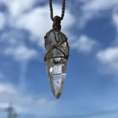 ヒマラヤ水晶 ガネッシュヒマール ＊ マクラメネックレス ペンダント 11