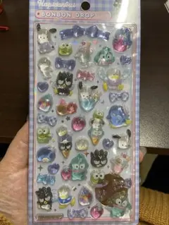 新品☆サンリオキャラクター大ボンボンドロップシール正規品