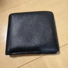 Burberry 二つ折り財布 ブラック レザーのサムネイル