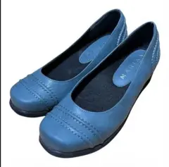 MARIKA マリカ ウェッジソール パンプス ブルー系 24.5cm