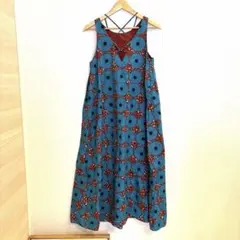 美品 BRACTMENT アフリカンプリントワンピース