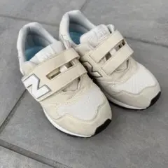 21cm ニューバランスPO313 JJ2 スニーカー ベージュ ホワイト