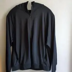 UNIQLO エアリズム黒メッシュパーカー XLサイズ DRY UVカット