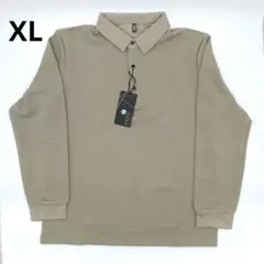 ✨️未使用✨️CEEN カーキ系 長袖ポロシャツ XL シャツ