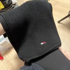 Tommy Hilfiger ニットマフラー ブラックのサムネイル