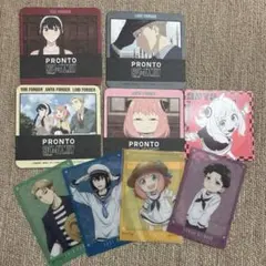 PRONTO×スパイファミリー コースター4枚 カード5枚セット
