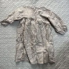 teatete ベージュ 花柄 ワンピース 長袖　95cm